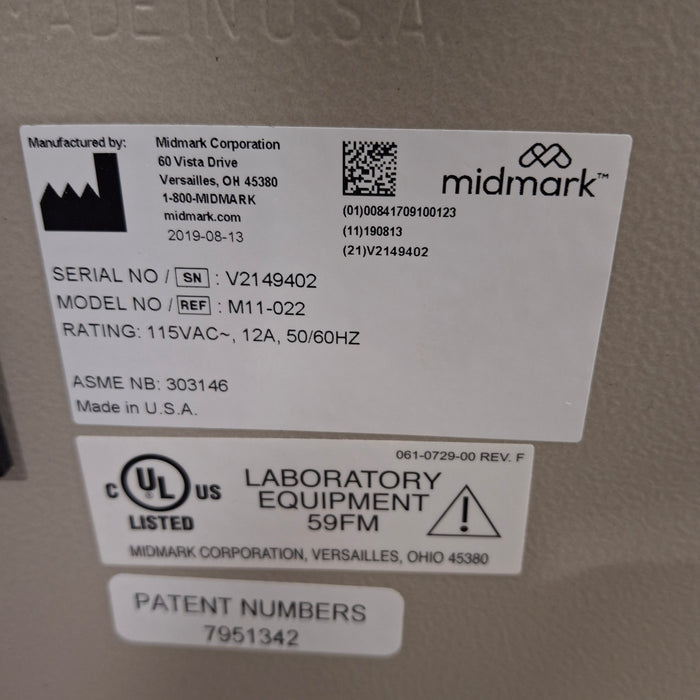 Midmark Midmark M11-022 UltraClave Autoclave Sterilizer Sterilizers & Autoclaves reLink Medical