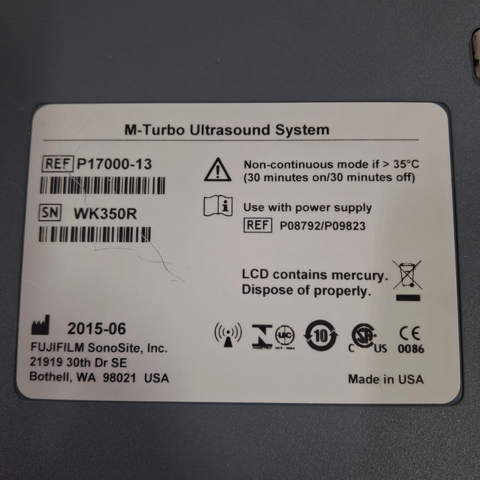 Sonosite Sonosite M-Turbo Ultrasound Ultrasound reLink Medical