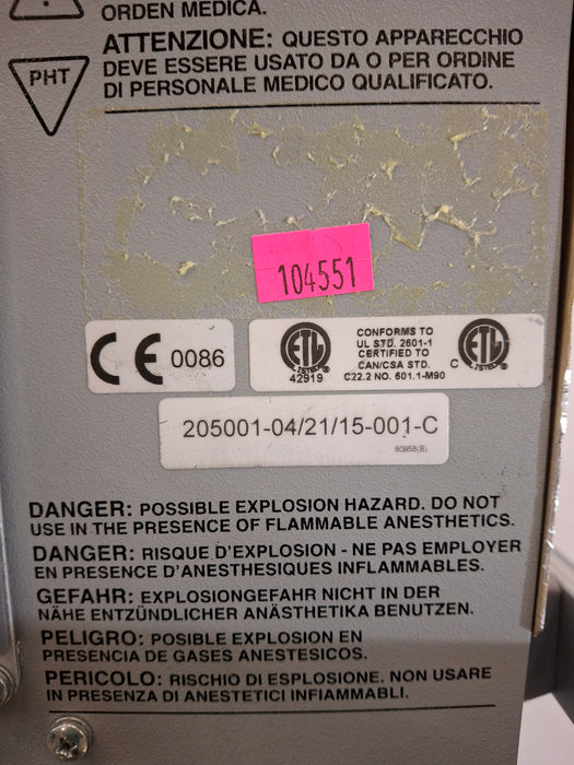 CareFusion CareFusion Avea Ventilator Respiratory reLink Medical