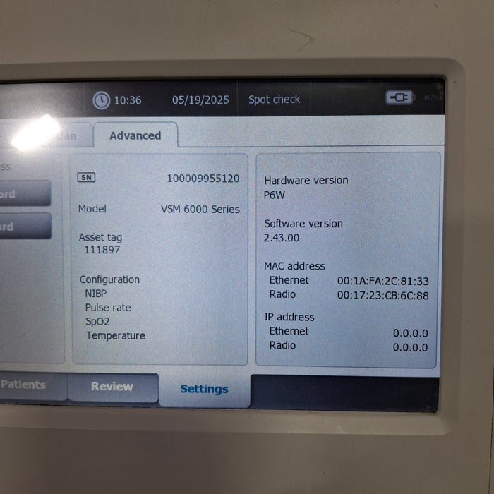 Welch Allyn Welch Allyn Connex 6800 - Nellcor SpO2, SureTemp Vital Signs Monitor Patient Monitors reLink Medical