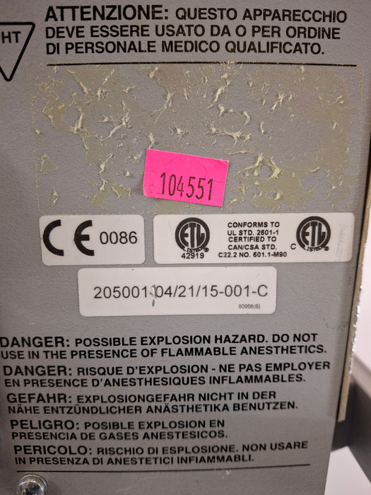 CareFusion CareFusion Avea Ventilator Respiratory reLink Medical