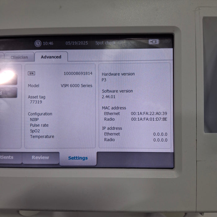 Welch Allyn Welch Allyn Connex 6800 - Nellcor SpO2, SureTemp Vital Signs Monitor Patient Monitors reLink Medical