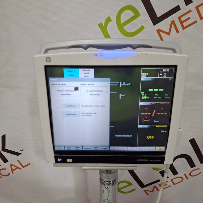 GE Healthcare Carescape B450 Critical Care Patient Monitor