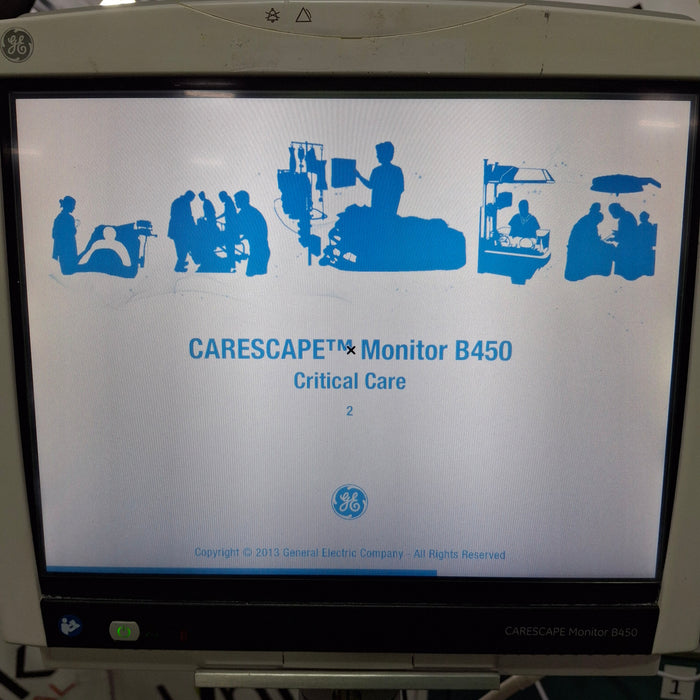 GE Healthcare Carescape B450 Critical Care Patient Monitor