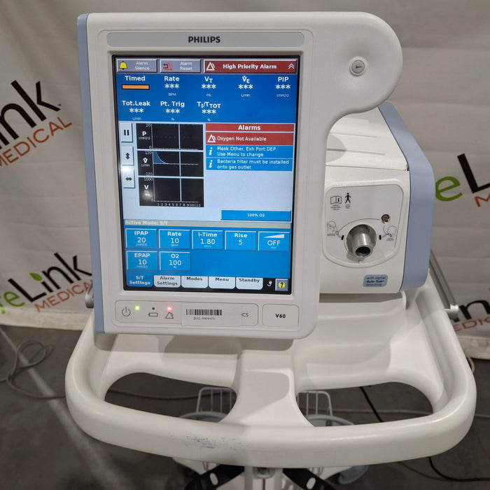 Philips Philips Respironics V60 BiPAP Ventilator Respiratory reLink Medical