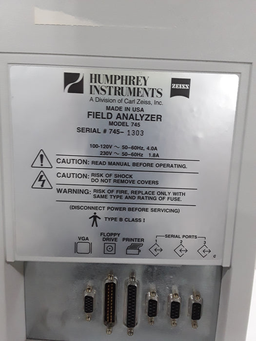 Carl Zeiss 745 Humphrey Field Analyzer