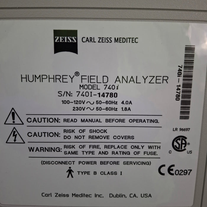 Carl Zeiss 740i Humphrey Field Analyzer