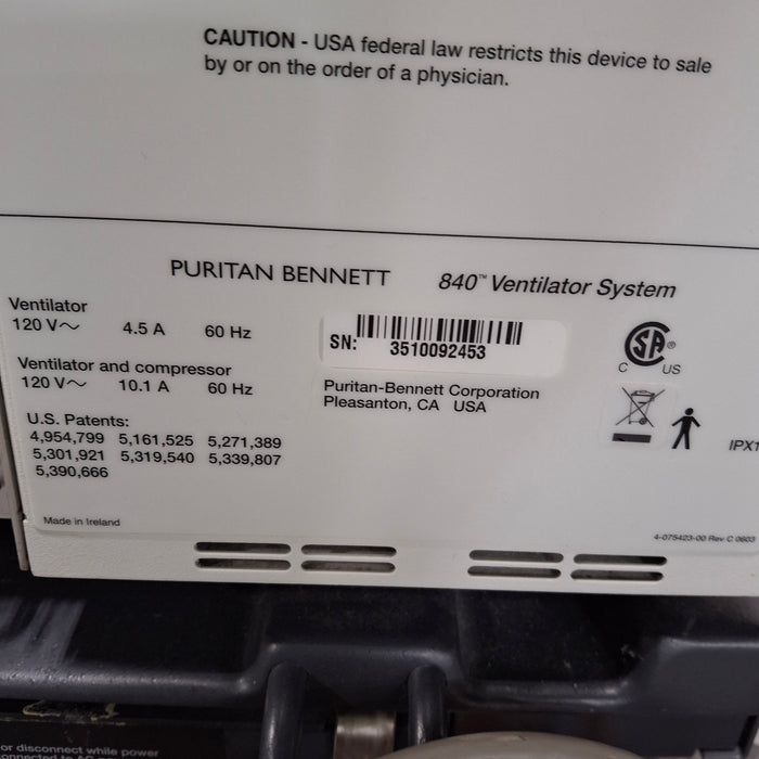 Puritan Bennett Puritan Bennett 840 Ventilator Respiratory reLink Medical