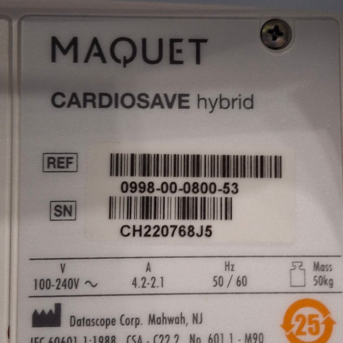 Maquet Maquet Cardiosave Hybrid IABP Datascope Pump Perfusion reLink Medical
