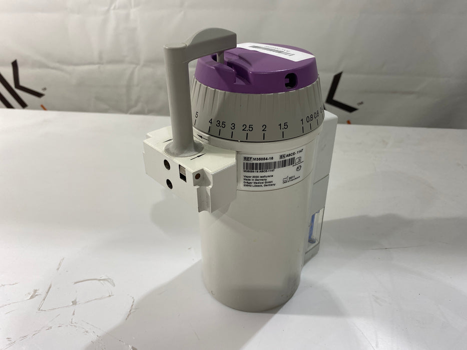 Draeger Medical Draeger Medical Vapor 2000 Isoflurane Vaporizer Anesthesia reLink Medical