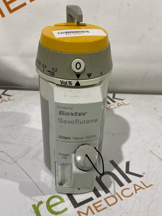Draeger Medical Vapor 2000 Sevoflurane Vaporizer
