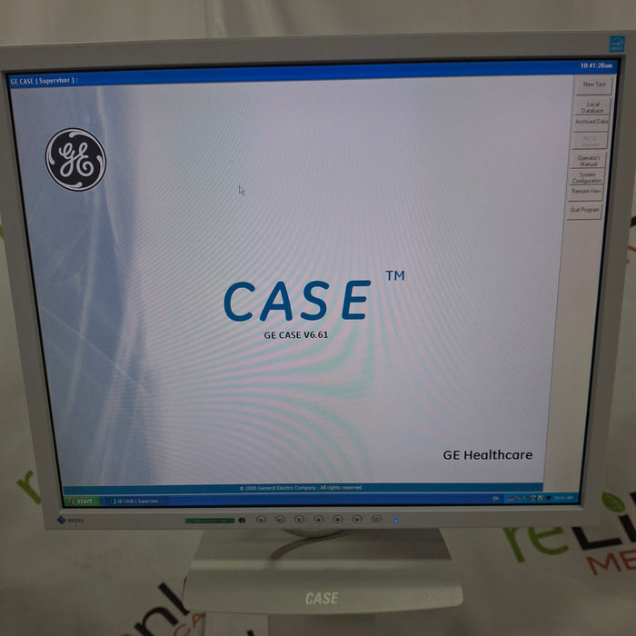 GE Healthcare GE Healthcare Case Console w/ T2100 Stress Test System Cardiology reLink Medical