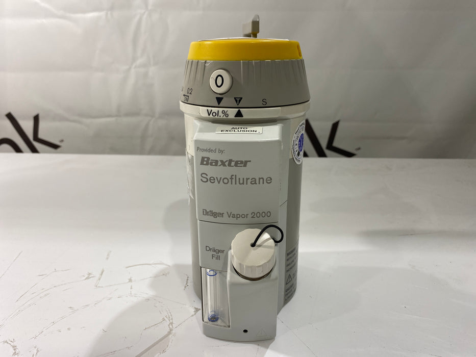 Draeger Medical Vapor 2000 Sevoflurane Vaporizer