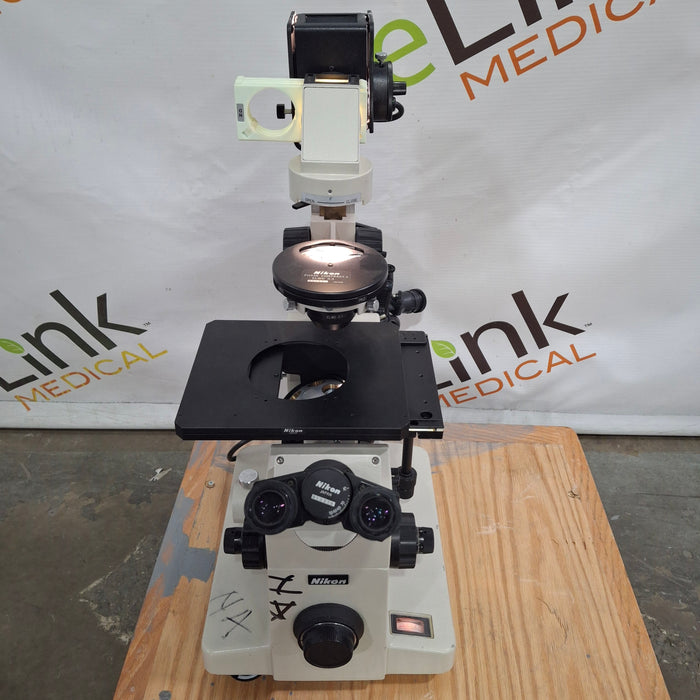Nikon Nikon Diaphot Inverted Binocular Microscope Lab Microscopes reLink Medical