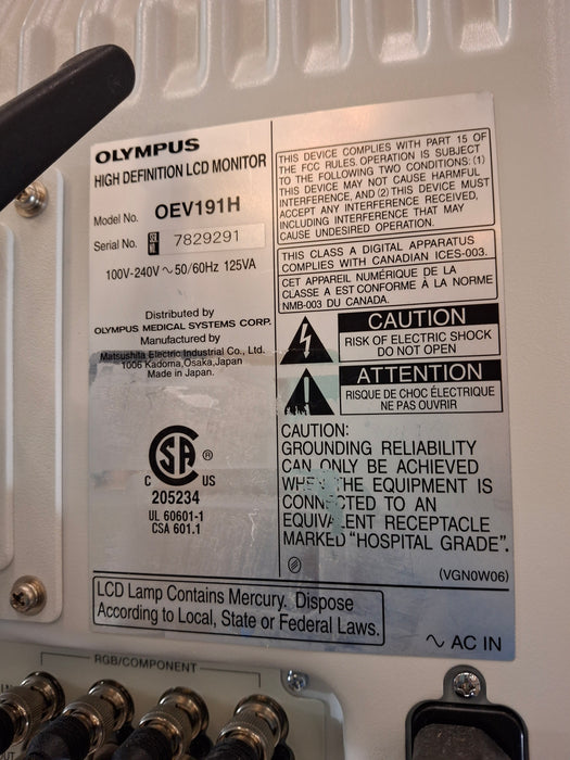 Olympus CV-180/CLV-180 Video Endoscopy System