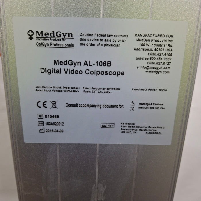 MedGyn Products AL-106B Digital Video Colposcope