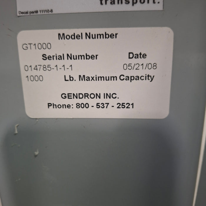Gendron, Inc. Gendron, Inc. GT1000 Bariatric Patient Lift Beds & Stretchers reLink Medical