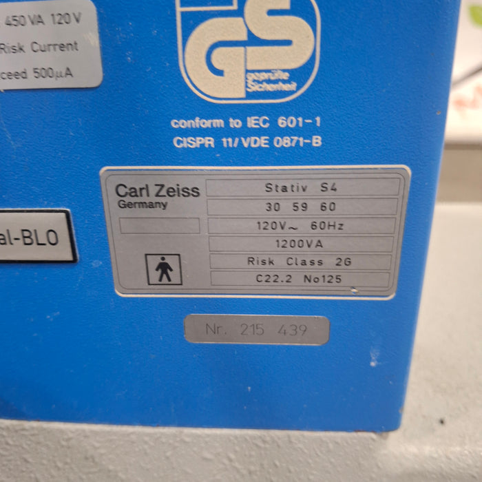 Carl Zeiss Carl Zeiss OPMI CS-XY / S4 Surgical Microscope Surgical Microscopes reLink Medical