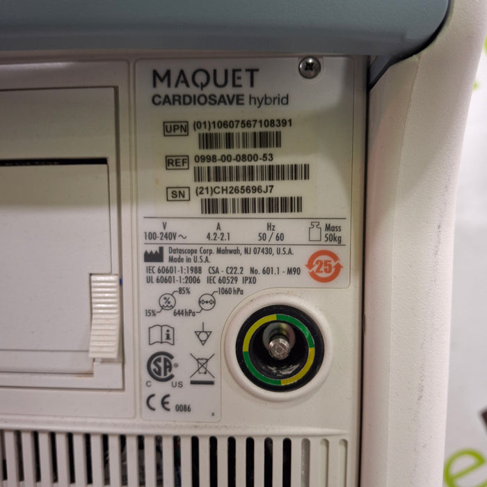 Maquet Cardiosave Hybrid IABP Datascope Pump