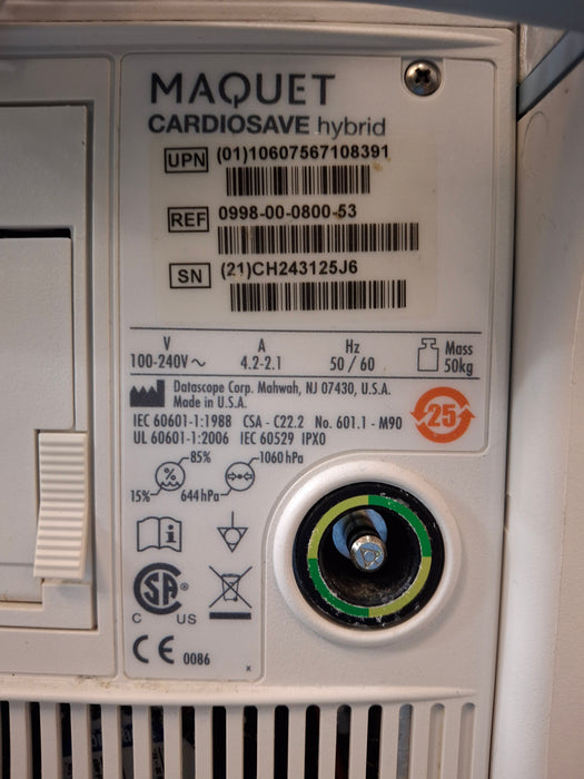 Maquet Maquet Cardiosave Hybrid IABP Datascope Pump Perfusion reLink Medical