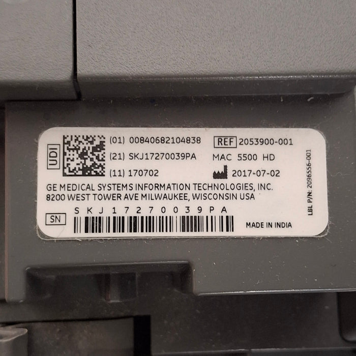GE Healthcare MAC 5500 HD ECG with CAM Module