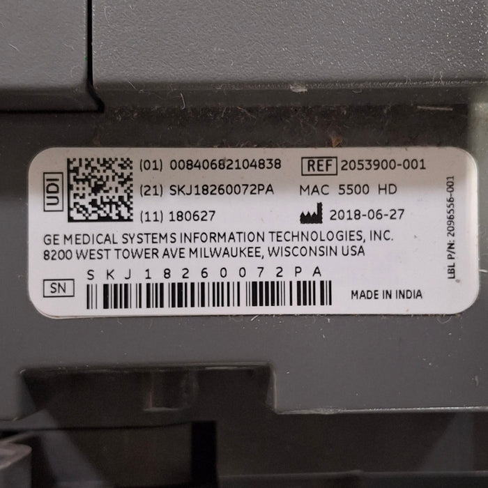 GE Healthcare MAC 5500 HD ECG with CAM Module