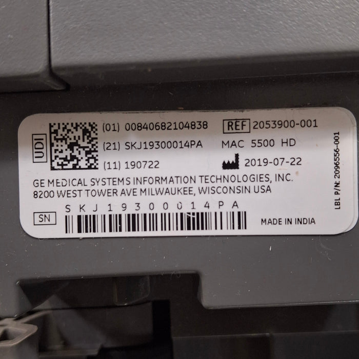 GE Healthcare MAC 5500 HD ECG with CAM Module