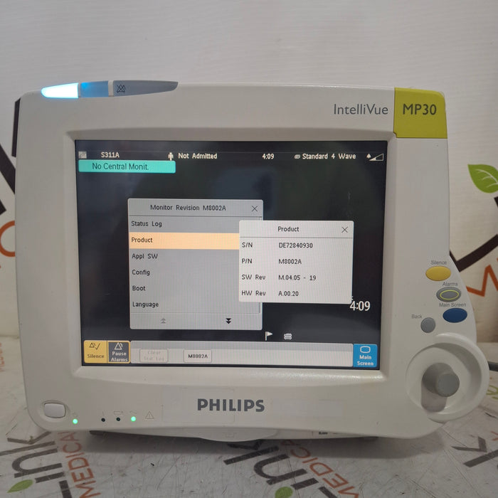 Philips IntelliVue MP30 Patient Monitor