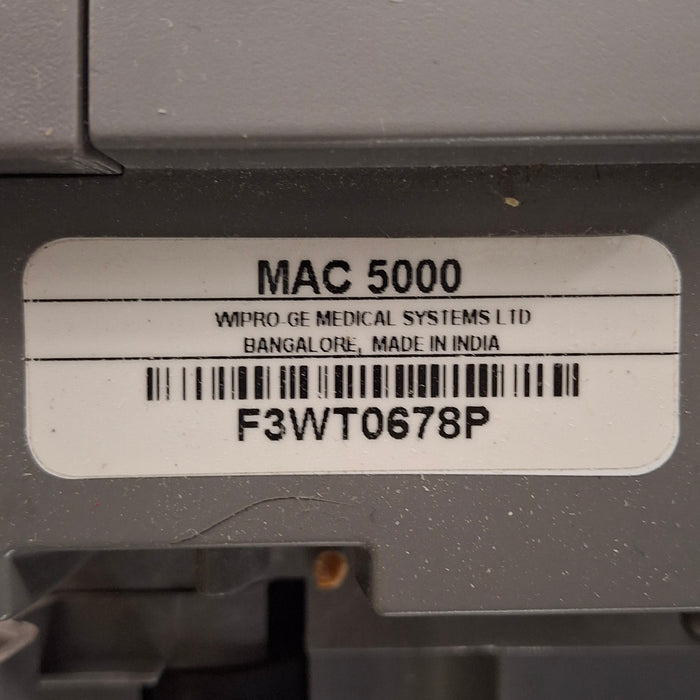 GE Healthcare GE Healthcare MAC 5000 ECG with CAM Module Cardiology reLink Medical