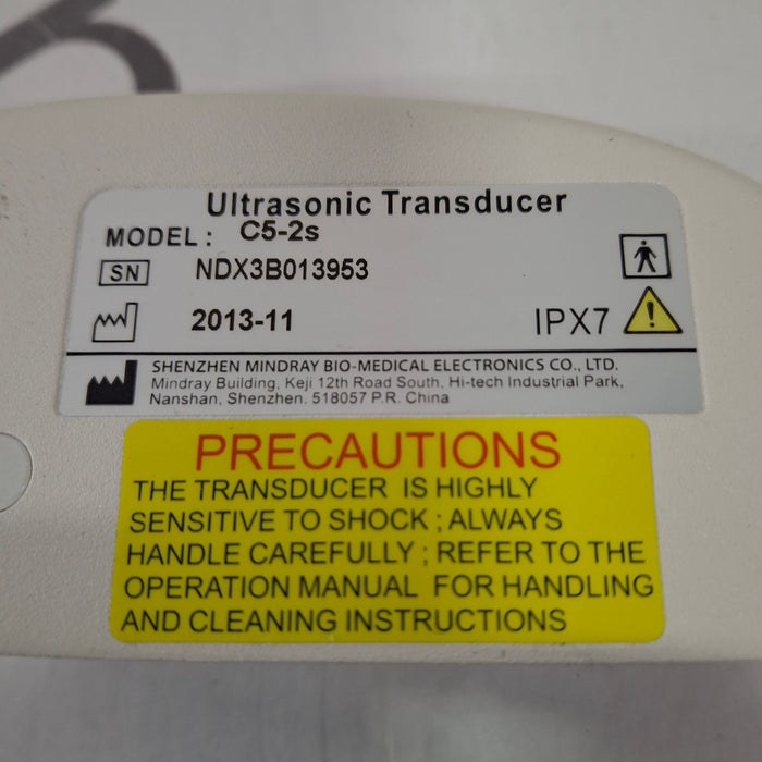 Mindray Mindray C5-2s Convex Array Transducer Ultrasound Probes reLink Medical