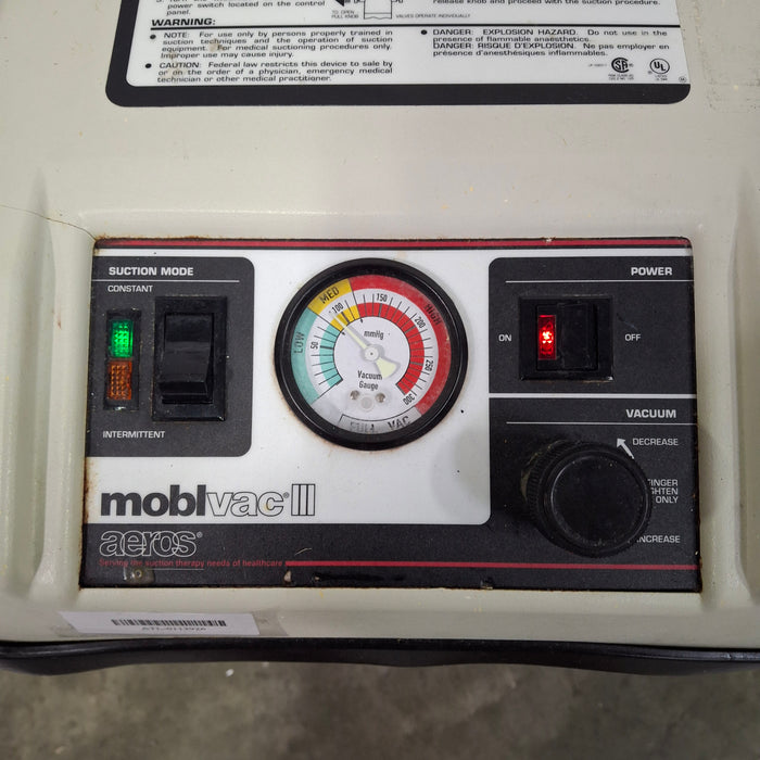 Aeros Aeros Moblvac III Portable Suction Unit Surgical Equipment reLink Medical