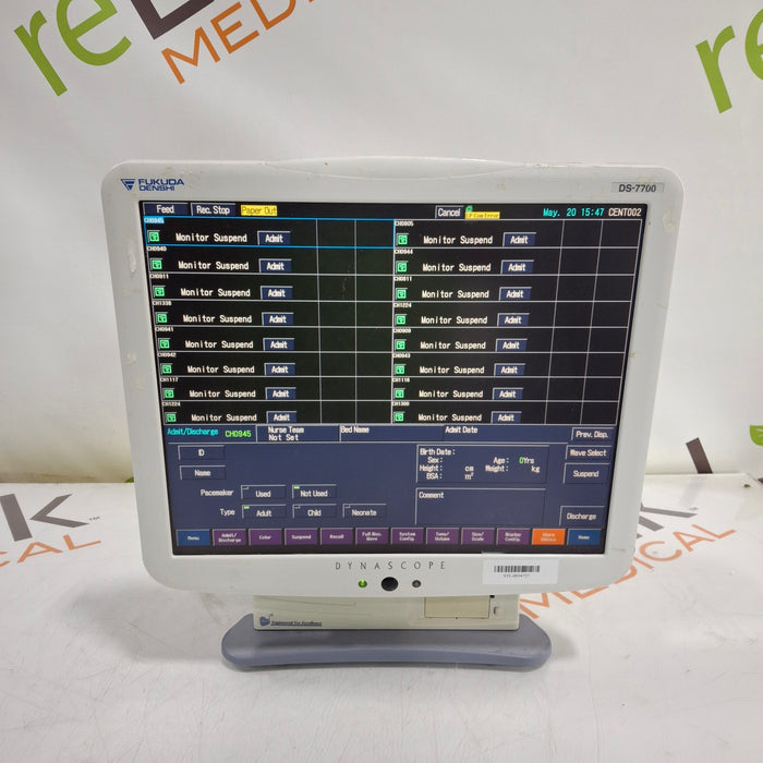 Fukuda Denshi Fukuda Denshi Dynascope DS-7700 Patient Monitor Patient Monitors reLink Medical