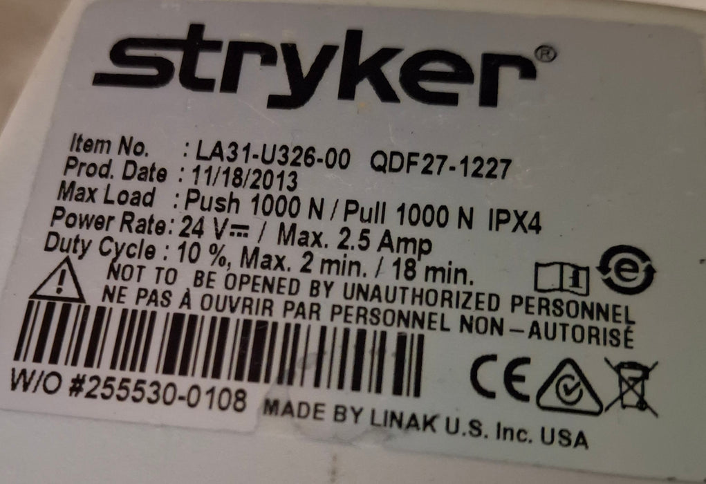 Stryker InTouch 2141 Critical Care Hospital Bed