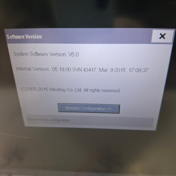 Mindray Passport 17M Patient Monitor