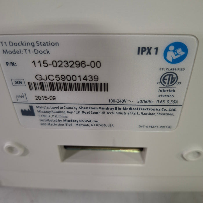 Mindray T1-Dock Docking Station