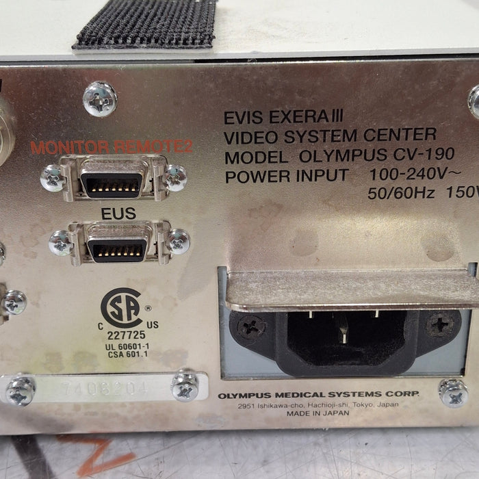 Olympus Olympus CV-190 Processor Flexible Endoscopy reLink Medical