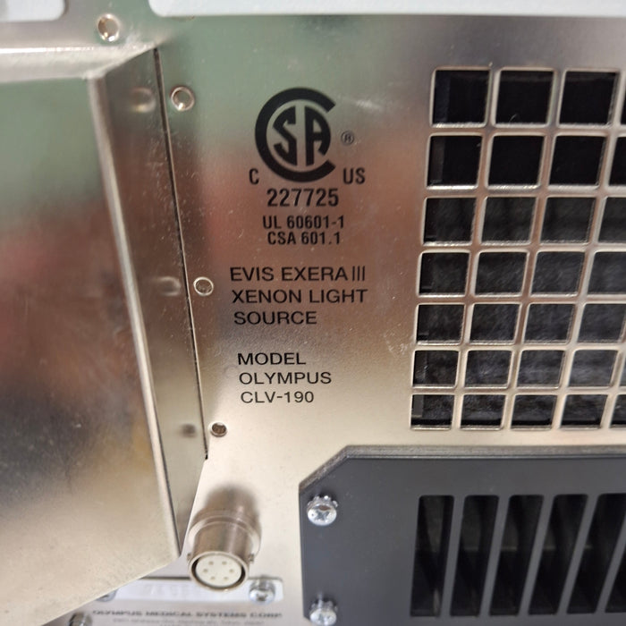 Olympus Olympus CLV-190 Light Source Flexible Endoscopy reLink Medical