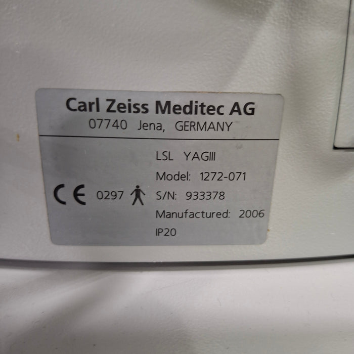 Carl Zeiss Carl Zeiss Visulas Yag III Ophthalmic Laser System Ophthalmology reLink Medical