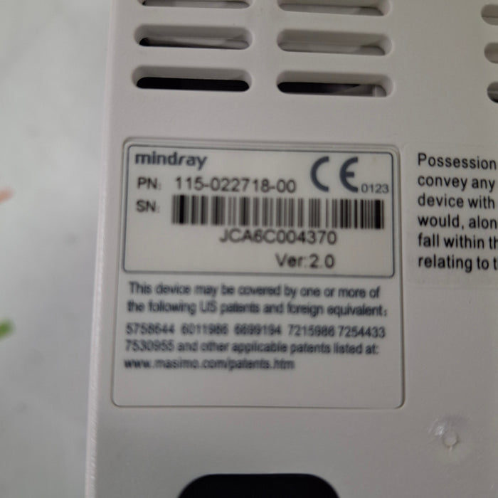Mindray Mindray MPM w/Masimo Module for DPM6/7 Patient Monitors reLink Medical