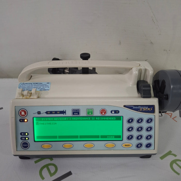 Smiths Medical Smiths Medical Medfusion 3500 Syringe Infusion Pump Infusion Pump reLink Medical