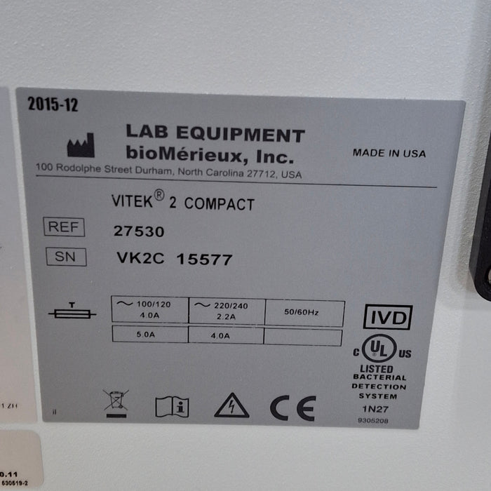 BioMerieux BioMerieux Vitek 2 Compact Automated Microbiological Analyzer Clinical Lab reLink Medical