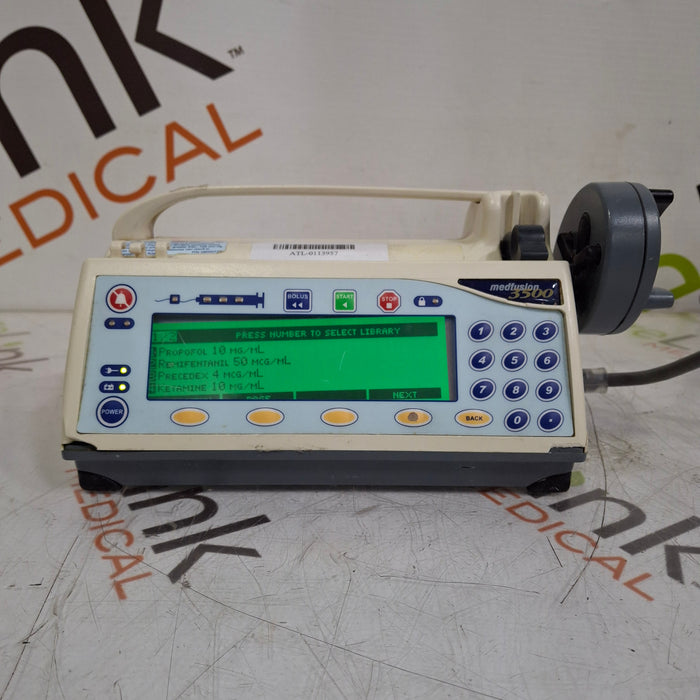 Smiths Medical Smiths Medical Medfusion 3500 Syringe Infusion Pump Infusion Pump reLink Medical
