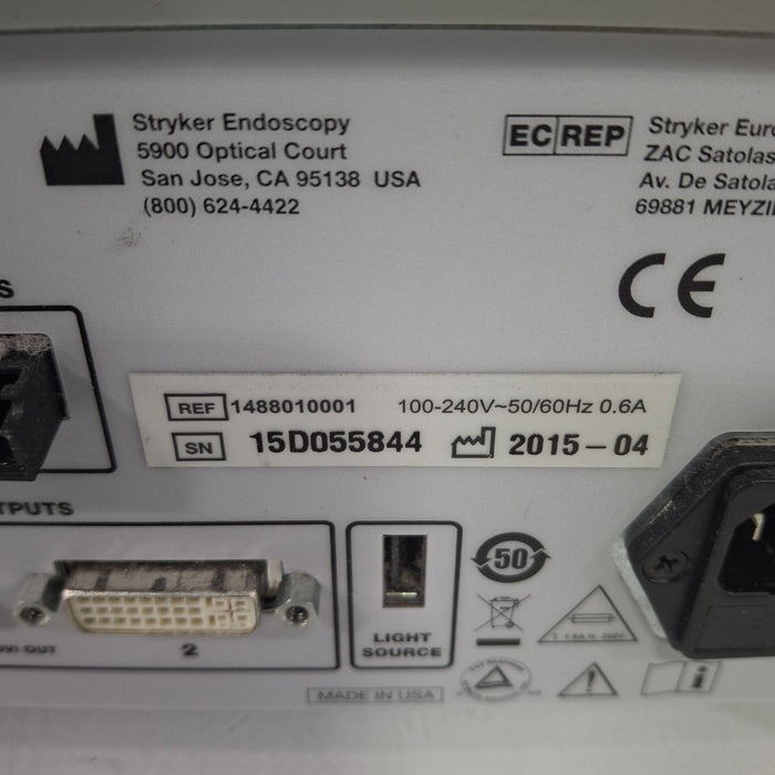Stryker Stryker 1488HD Camera Control Unit Rigid Endoscopy reLink Medical