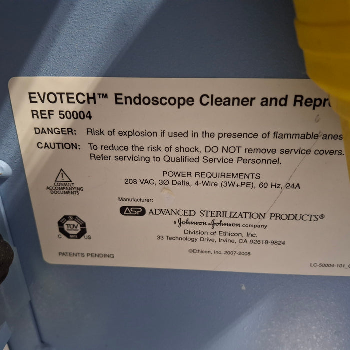 Johnson & Johnson Evotech Endoscope Cleaner