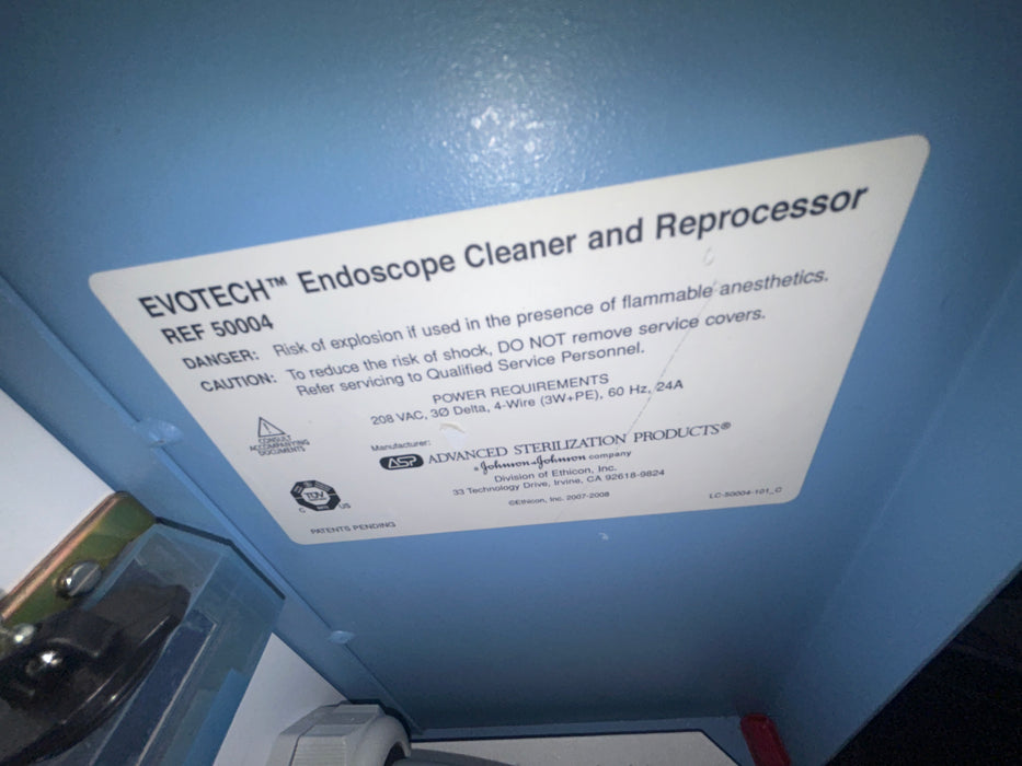 Johnson & Johnson Evotech Endoscope Cleaner