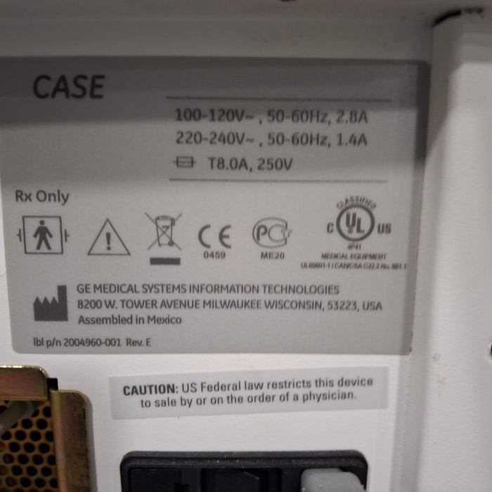 GE Healthcare GE Healthcare Case Stress Test Console Cardiology reLink Medical
