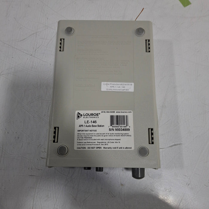 Louroe Electronics Louroe Electronics LE-146 Audio Base Station Audiology reLink Medical