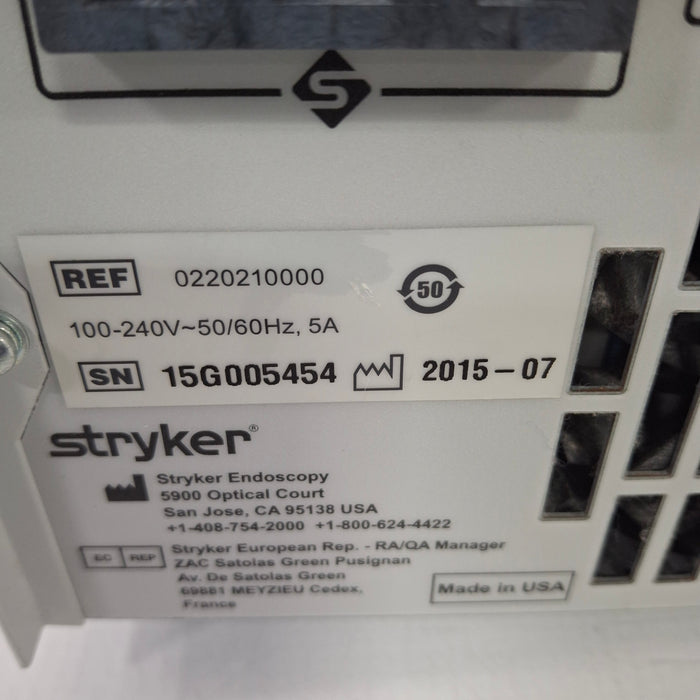Stryker Stryker L9000 Light Source Rigid Endoscopy reLink Medical