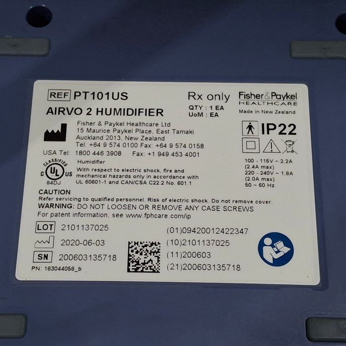 Fisher & Paykel Fisher & Paykel Airvo 2 Humidifier Respiratory reLink Medical