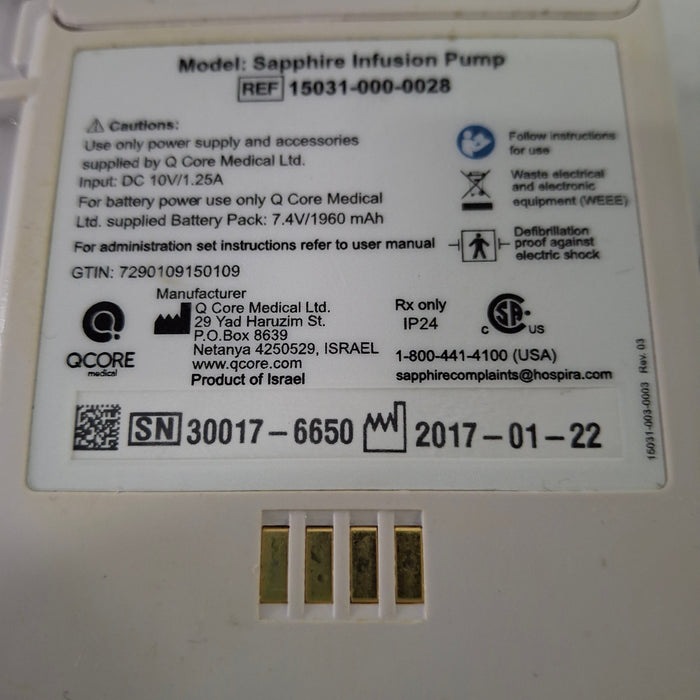 QCore Medical Sapphire Multi-Therapy Infusion Pump